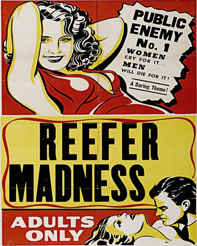 Reefer Madness Poster 1930s Cult Classic Movie Adults Only Anti Drug Propaganda - 第 1/5 張圖片