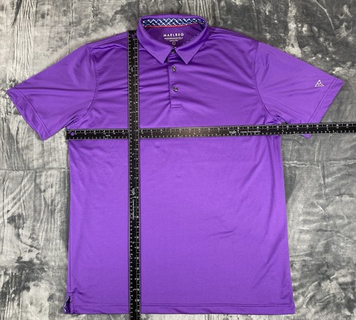 Polo Maelreg Performance Golf Uomo L Viola Elasticizzata - Foto 6 di 9