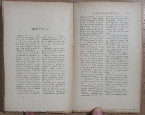 Dr. JEAN PHILIPPE L'IMAGE MENTALE 1903 EO PSYCHOLOGIE COGNITIVE EXPERIMENTALE - Picture 4 of 11