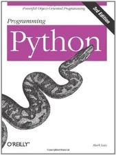 Programming Python, Lutz, Mark, Good Book