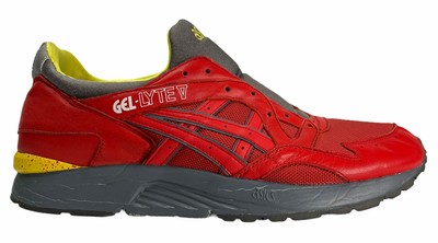 asics gel lyte v white fiery red