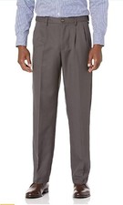 Amazon Essentials Men's Classic-Fit Expandable-Waist Flat-Front Dress Pant 40X28