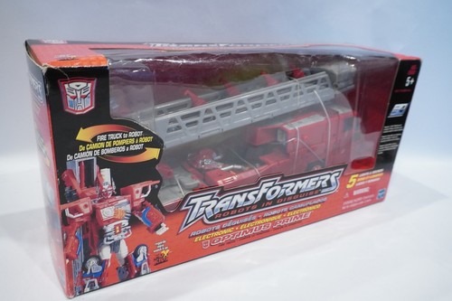 2001 Transformers Robots In Disguise Optimus Prime Fire Truck BRAND NEW NIB! - Picture 3 of 12