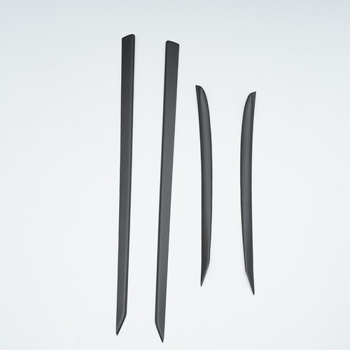 Matte Real Carbon Fiber Door Panel Trim For tesla model X Interior Accessories - Picture 7 of 7