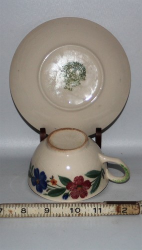 PADEN CITY Shenandoah Ware Cosmos 4-pc Set*Dinner/Bread/Cup & Saucer*Vintage - Picture 3 of 9