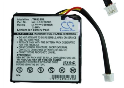 Batterie LI-ION 700mAh pour TOMTOM TOM TOM 4EN.001.02, 4EN42, 4EN52
