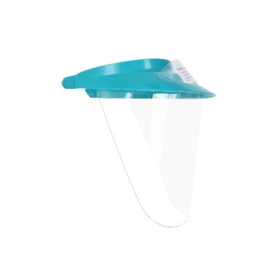 Dental iVisor Full Face Barrier Shield Kit 1 TEAL Visor 3 shields 1 mini shld