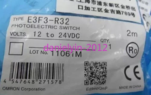 1Pcs New Omron Photoelectric Switch E3F3-R32 12-24VDC