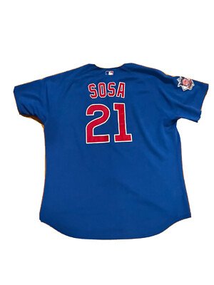 サミーソーサ Majestic Chicago Cubs ユニフォーム SAMMY SOSA CHICAGO CUBS MAJESTIC AUTHENTIC BASEBALL COLLECTION