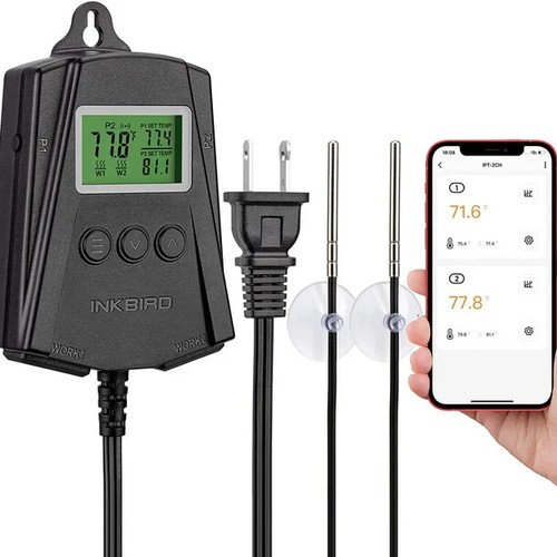 Inkbird: IPT-2CH Temp Controller w/2 Probes Temp Range 0-45C/32-113F - Picture 2 of 8