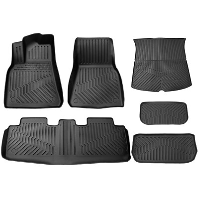 #ad #ad All Weather Floor Mats For 2020 2025 Tesla Model Y Cargo Liner $78.13
