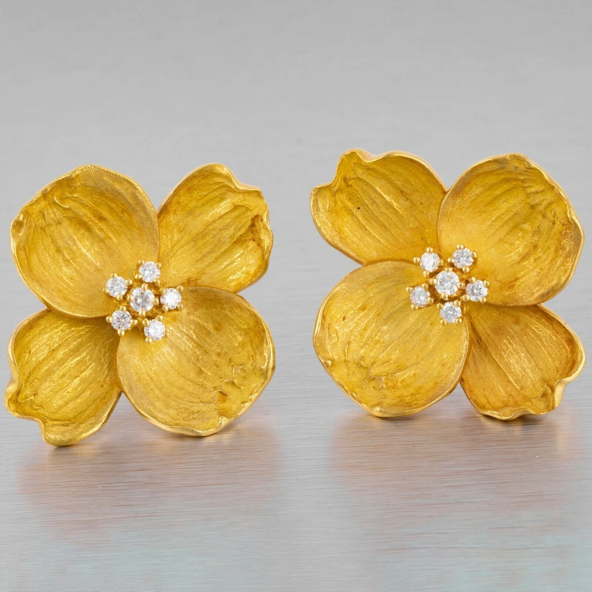 Tiffany dogwood cheap earrings