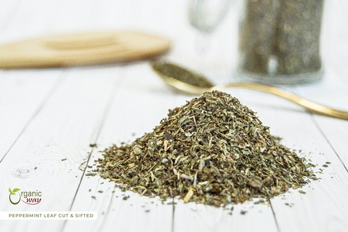 Organic Way Peppermint Leaf Cut & Sifted - Herbal Tea | Kosher & USDA Certified - Picture 3 of 11