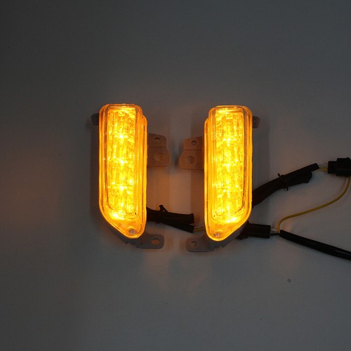 LED Day Running Light DRL Turn Signal Fog Lamp Assembly For Honda Fit Jazz 14-17 - Picture 12 of 15
