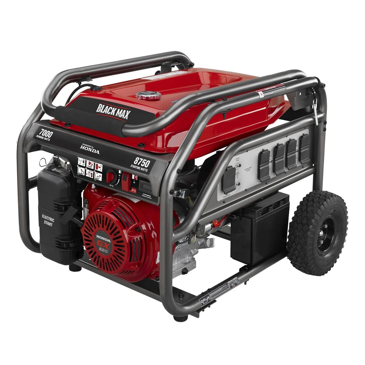 Honda new 8750 watt Generator EZ start black max tri fuel natural gas propane