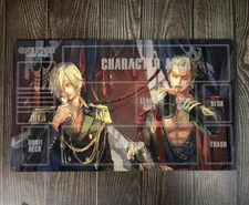 O-P OPCG TCG CCG Pad Roronoa Zoro & Sanji Playmat Trading Card Game Mat Free Bag