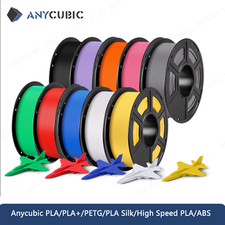 ANYCUBIC 3D Printer Filament PLA/PLA+/Silk/High Speed/PETG/Galaxy/TPU/Metal/ASA