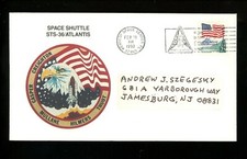 Space Shuttle Cover STS-36 Atlantis 2/28/1990 Kennedy Space Center