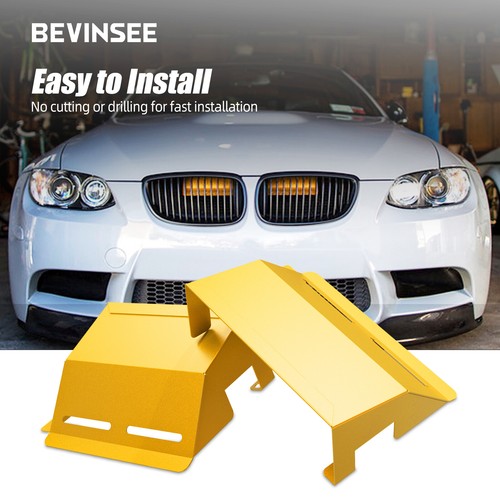 Aluminum Dynamic Air Intake Scoops For BMW E90 E92 E93 335i 335xi 328i 328xi - Picture 5 of 7