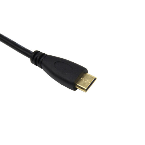 Cable convertidor de video micro HDMI macho a MINI HDMI macho cable teléfono adaptador de TV - Imagen 3 de 3