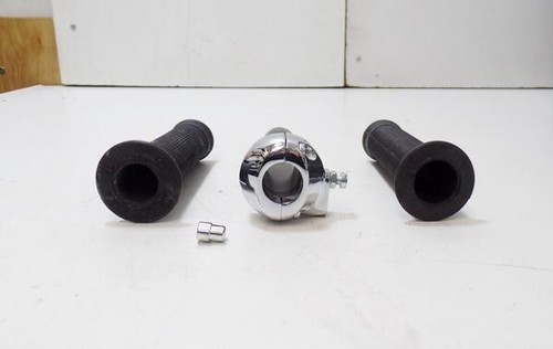 Doherty Drehgriffset Gasgriff Set m. Gummi 7/8" 22mm. Twist Grip Set w. Rubbers - Picture 4 of 4