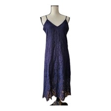 Chaser Vintage Lace T-Strap Back Dress Size S New