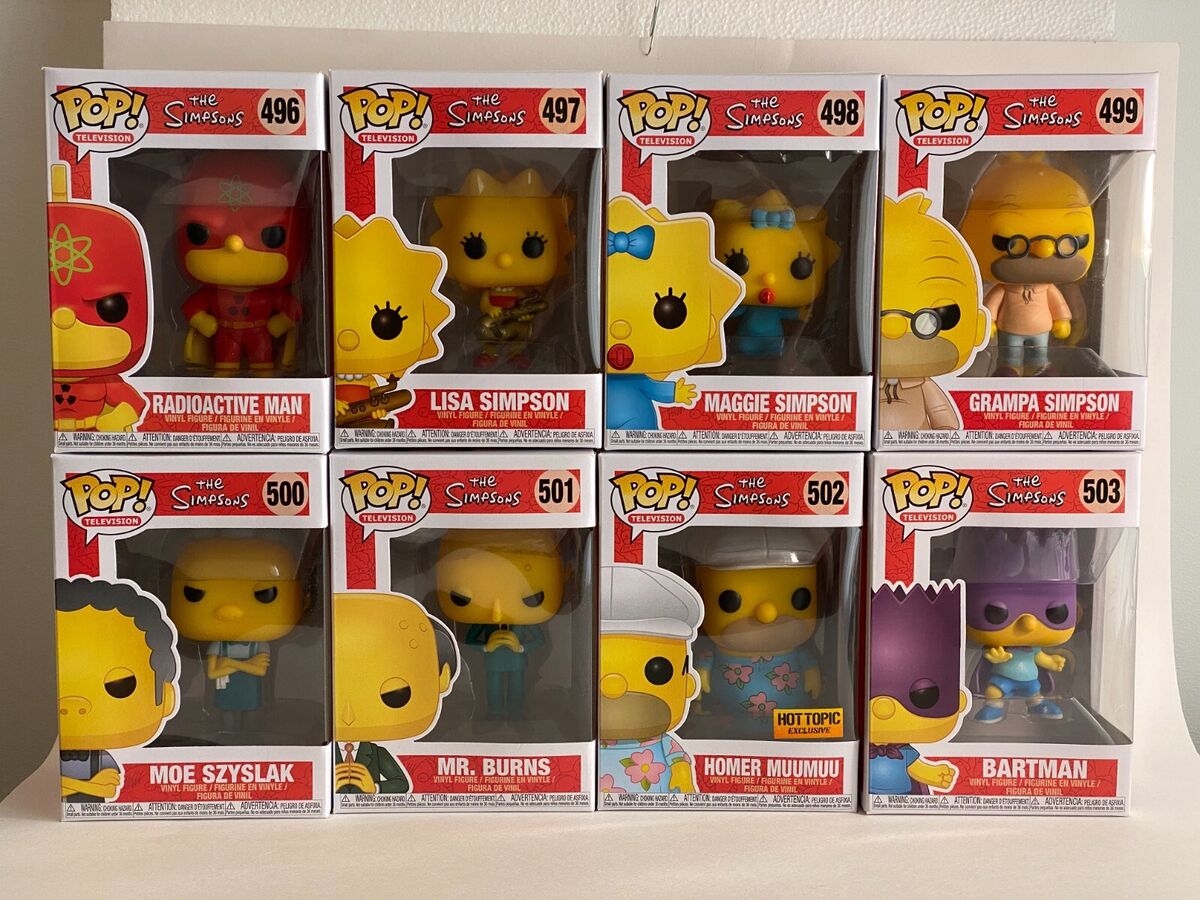 Funko Pop The Simpsons Full Set (8) 496 497 498 499 500 501 Funko Pop The Simpsons Full Set (8) 496 497 498 499 500 501