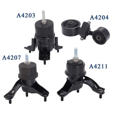 4pcs Engine Motor & Auto Transmission Mount for 2007-2009 Toyota Camry l4 2.4L