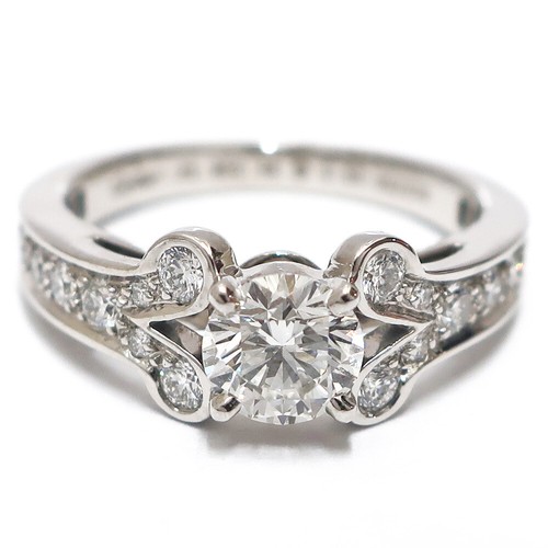 Cartier Pt950 Ballerina Diamond Ring Solitaire 897235 | eBay