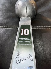 Bob Dandridge Signed Basketball Champion 14 Inch Replica Silver Trophy- Schwartz