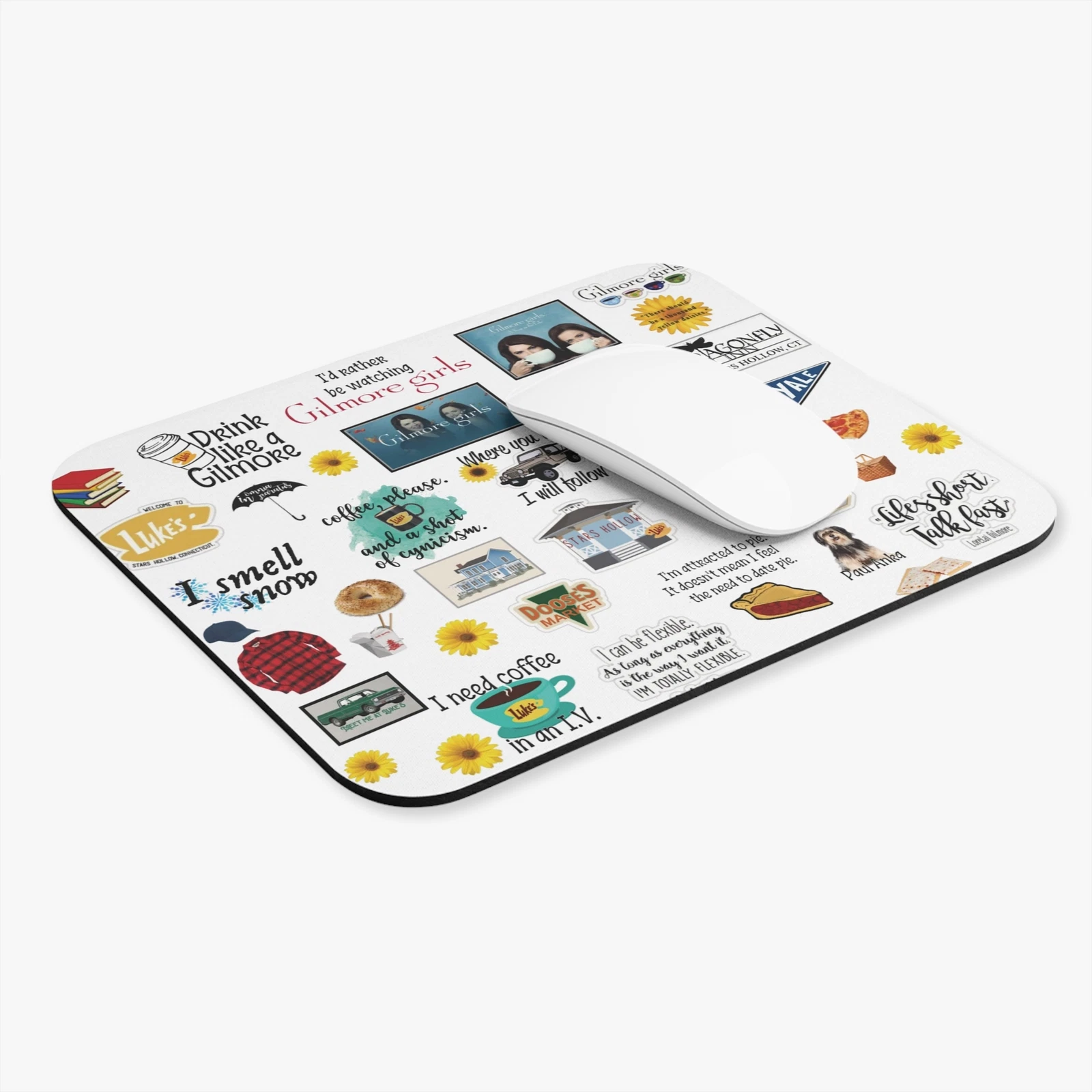 Gilmore Girls Mouse Pad for Office and Workspace Decor