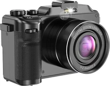 Digital Camera 4k Video Camera YouTube Camera 48MP 18X for Students Teenagers