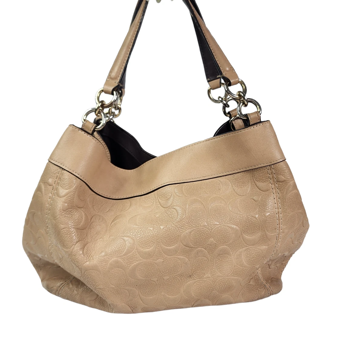 Coach Small Lexy Shoulder Bag F28934 Beechwood Signature Leather
