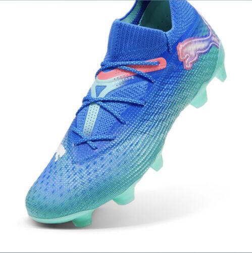 Puma Future 7 Ultimate FG/AG Men’s Soccer Cleats Blue Green 107916-01 Pick Size - Picture 4 of 20