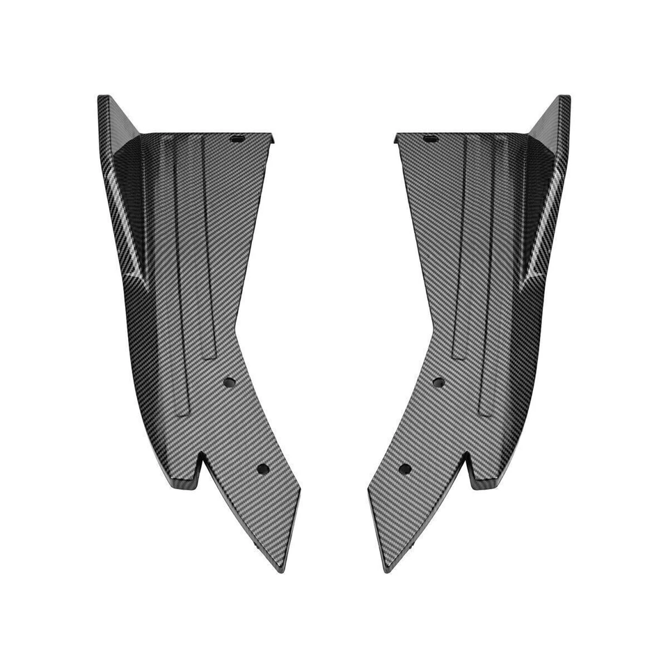 For Volvo S60 S90 Rear Bumper lip Spoiler Splitter Diffuser Carbon Fiber Look Foto 4 de 4