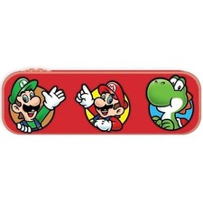 Nintendo Super Mario Silicone Pencil Box Soft Zipper Case 8- in Trinket Box NEW