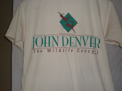 John Denver T SHIRT Wildlife Concert 
