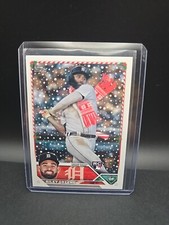 2023 Topps Holiday Riley Greene RC Image Variation SP Scarf & Candy Cane -261