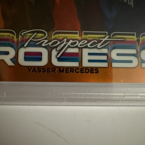 2023 Bowman Chrome Yasser Mercedes #PRP14 Prospect Process Orange Ref /25 PSA 10 - Picture 7 of 16