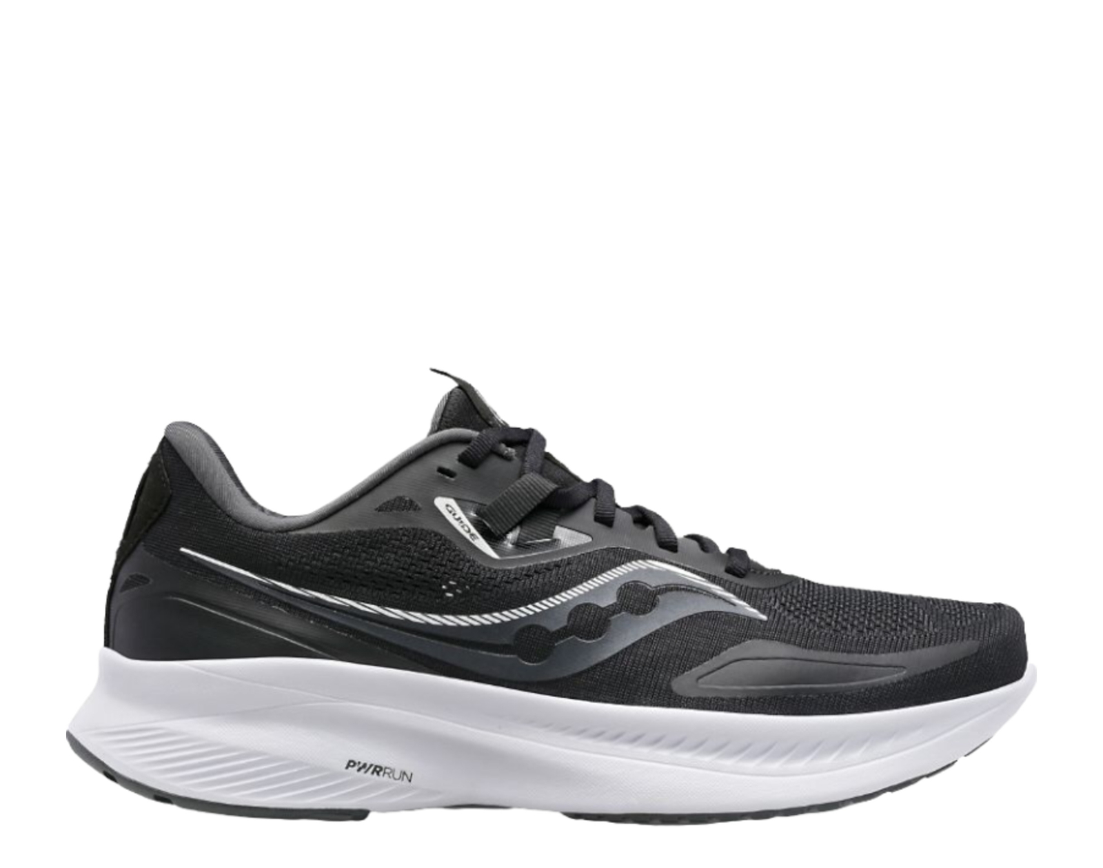 black saucony running shoes