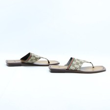 GUCCI used flip flops number EU 38 Cod.CS1906 in brown fabric