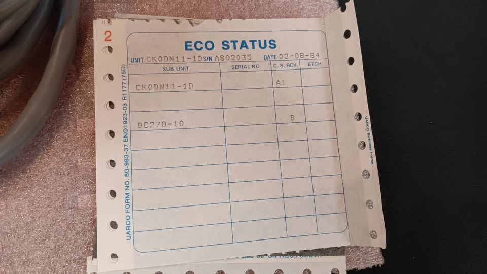 Digital Equipment Corp M9700 cable connector CK0DN11-1D (BC27N-10) NEW OLD STOCK - Image 3 of 4