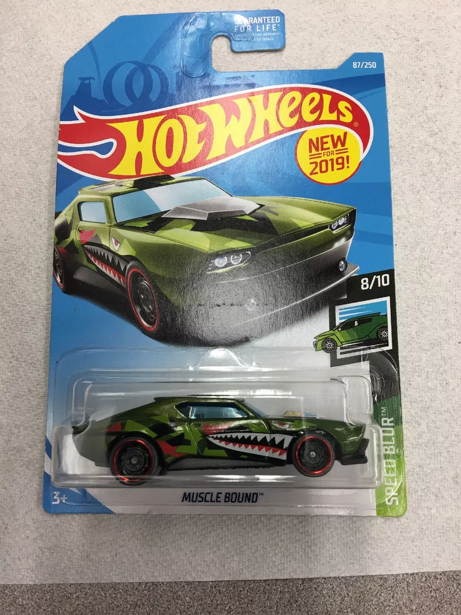 2019 Hot Wheels 87 250 MUSCLE BOUND NEW CASTING FOR 2019 New On Card B27