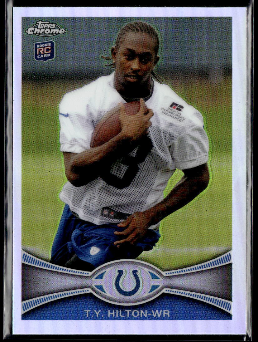 2012 Topps Chrome #168 T.Y. Hilton Refractor