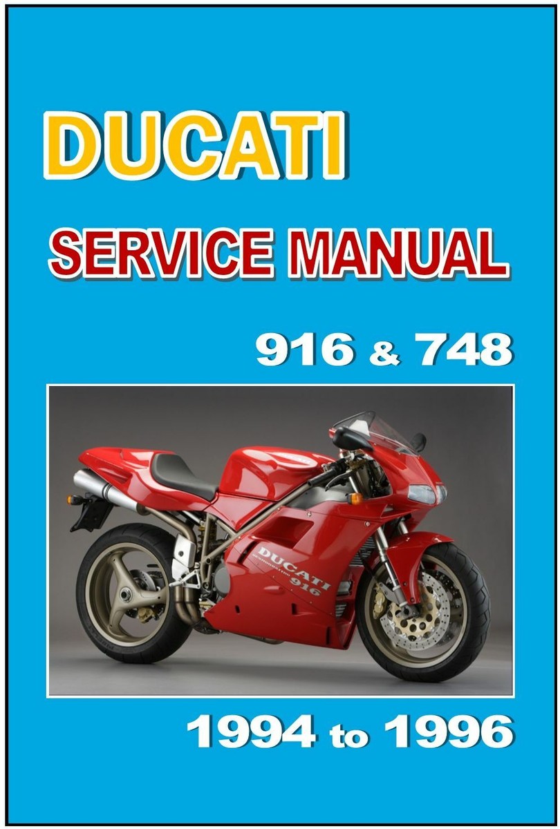 DUCATI996 ワークショップマニュアル DUCATI Workshop Manual 916 & 748 1994 1995 & 1996 Service & Repair