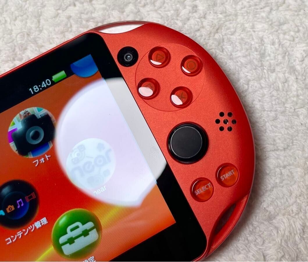 Nintendo Switch PSVita PCH-2000 USED PS Playstation vita Wi-Fi model METALLIC RED PCH-2000