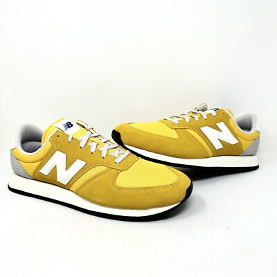 New Balance NB 420 Sneakers Classic Shoes Yellow/White Suede UL420TT2 - Size 13