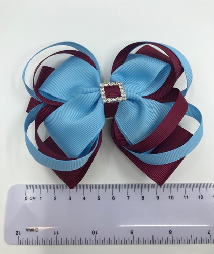 Wine and Light Blue School Hair Accessories - Picture 55 of 74