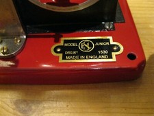 SEL Model Steam Engine - 1530 'Junior' Nameplate + Fixing Pins