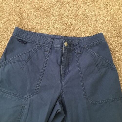 Outdoor Research Pants 8 Wadi Rum Outdoor Blue Pockets Hiking Stretch Cotton - Picture 2 of 13